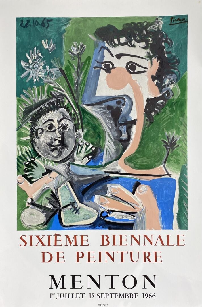 Pablo PICASSO (1881-1973), d'après - Ensemble d'affiches et reproduction compre…
