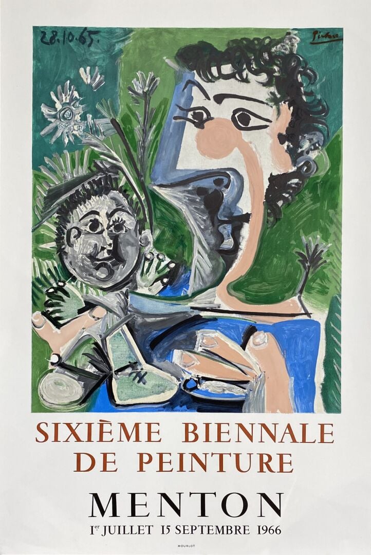Pablo PICASSO (1881-1973), d'après - Ensemble d'affiches et reproduction compre…