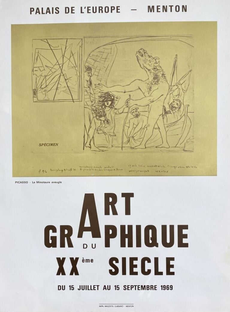 Pablo PICASSO (1881-1973), d'après - Ensemble d'affiches et reproduction compre…