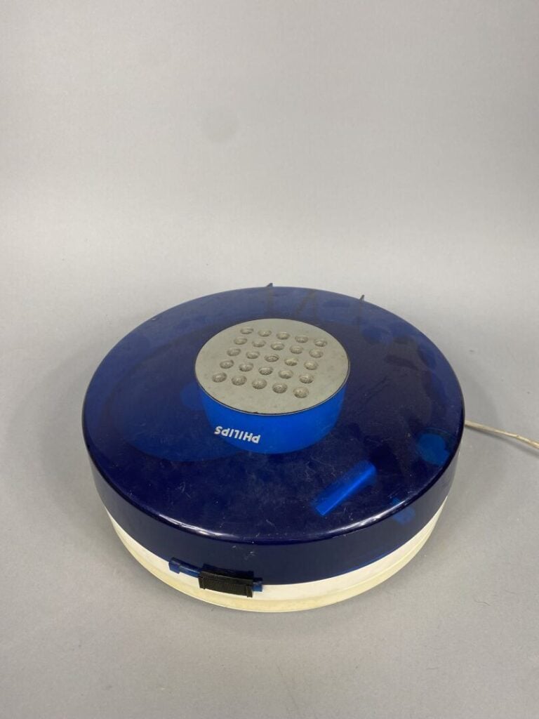 Patrice DUPONT pour PHILIPS - « Ufo » - Electrophone, coque en plastique couleu…