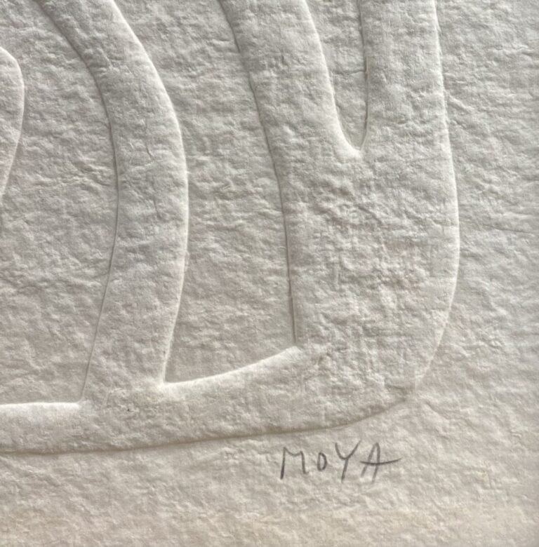 Patrick MOYA (1955) - Composition (2011) - Estampe en relief - Signé en bas à d…