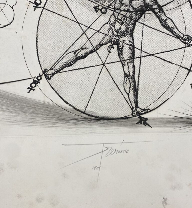Pierre-Yves TREMOIS (1921-2020) - Un dieu désordonné - Gravure - Signée, datée…