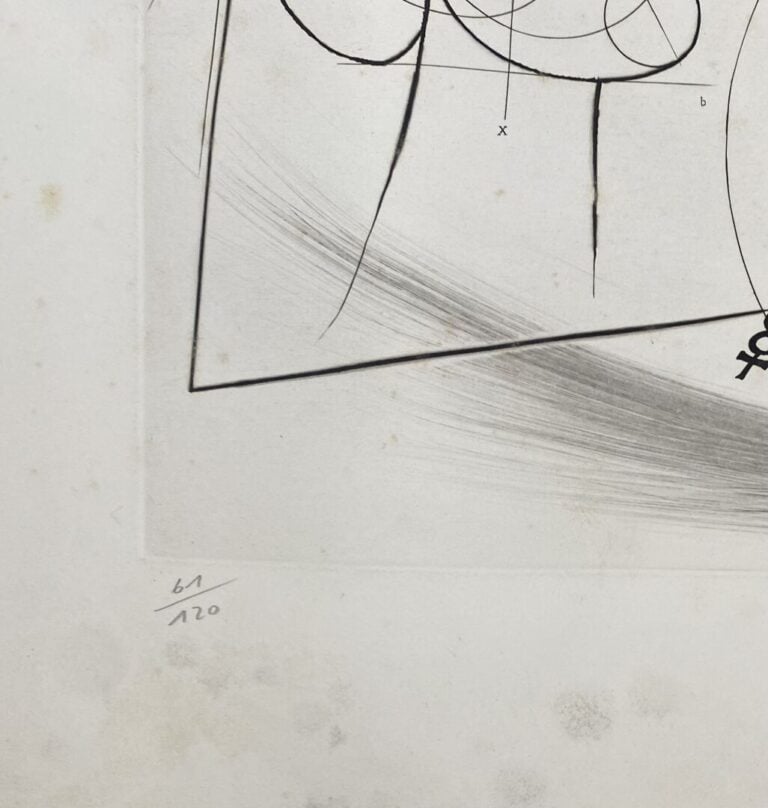 Pierre-Yves TREMOIS (1921-2020) - Un dieu désordonné - Gravure - Signée, datée…