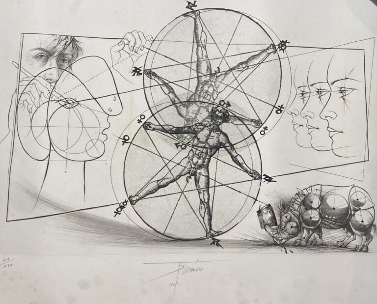 Pierre-Yves TREMOIS (1921-2020) - Un dieu désordonné - Gravure - Signée, datée…
