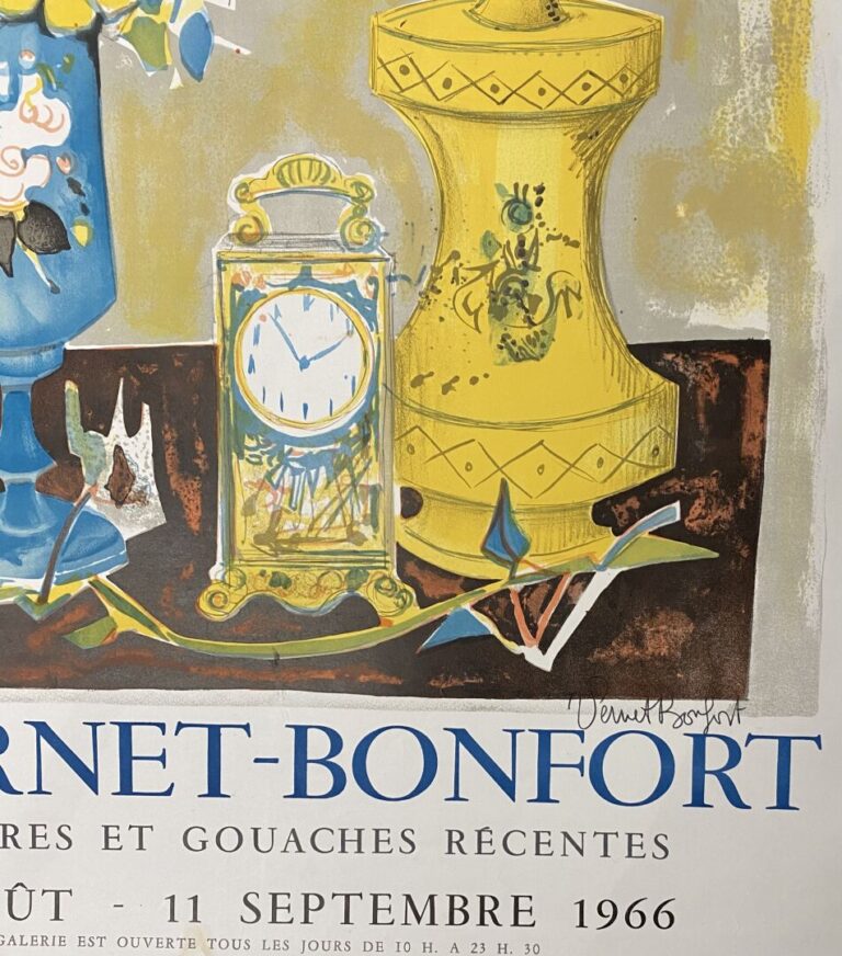 Robert VERNET-BONFORT (1934-), d'après - Nature à la lampe à l'huile (1966) - G…