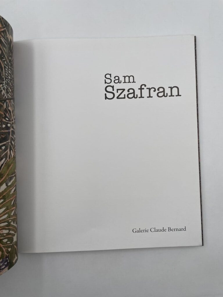 SAM SZAFRAN - Sam Szafran, Galerie Claude Bernard, Paris, mai-juillet 2014, in-…