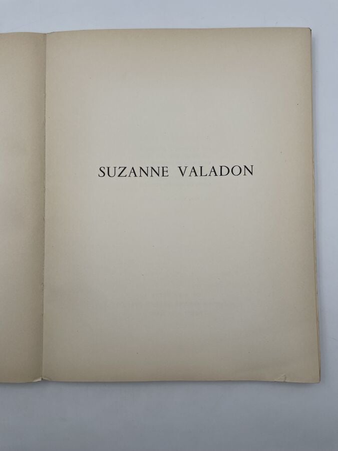 SUSANNE VALADON - Jean Bouret, Suzanne Valadon, Éditions O. Pétrides, Paris, 19…