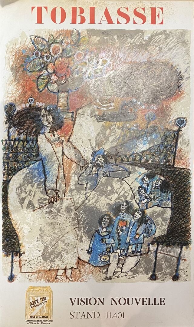 Théo TOBIASSE (1927-2012), d'après - Affiche Vision nouvelle - On joint une lit…