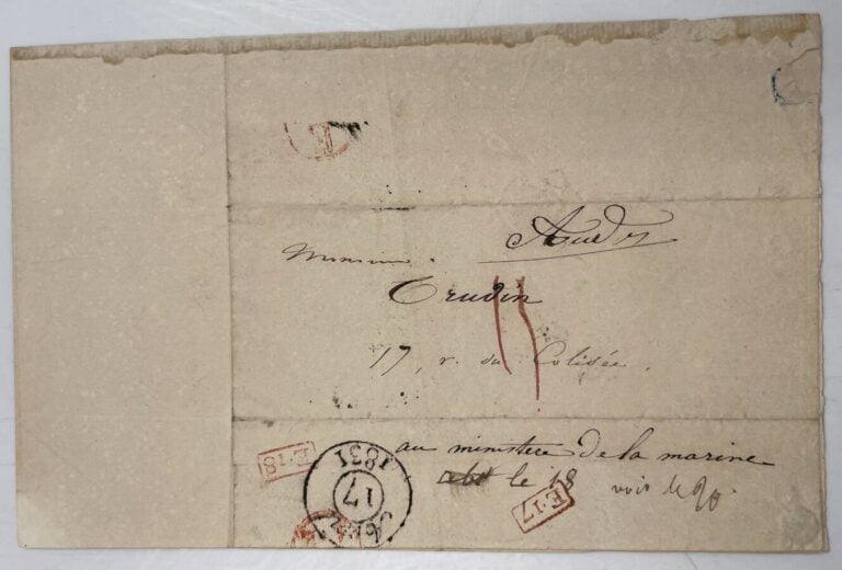 Victor HUGO - L.A.S., 17 avril [1831], à M. Trudin : 1 page in-8, adresse. - -…