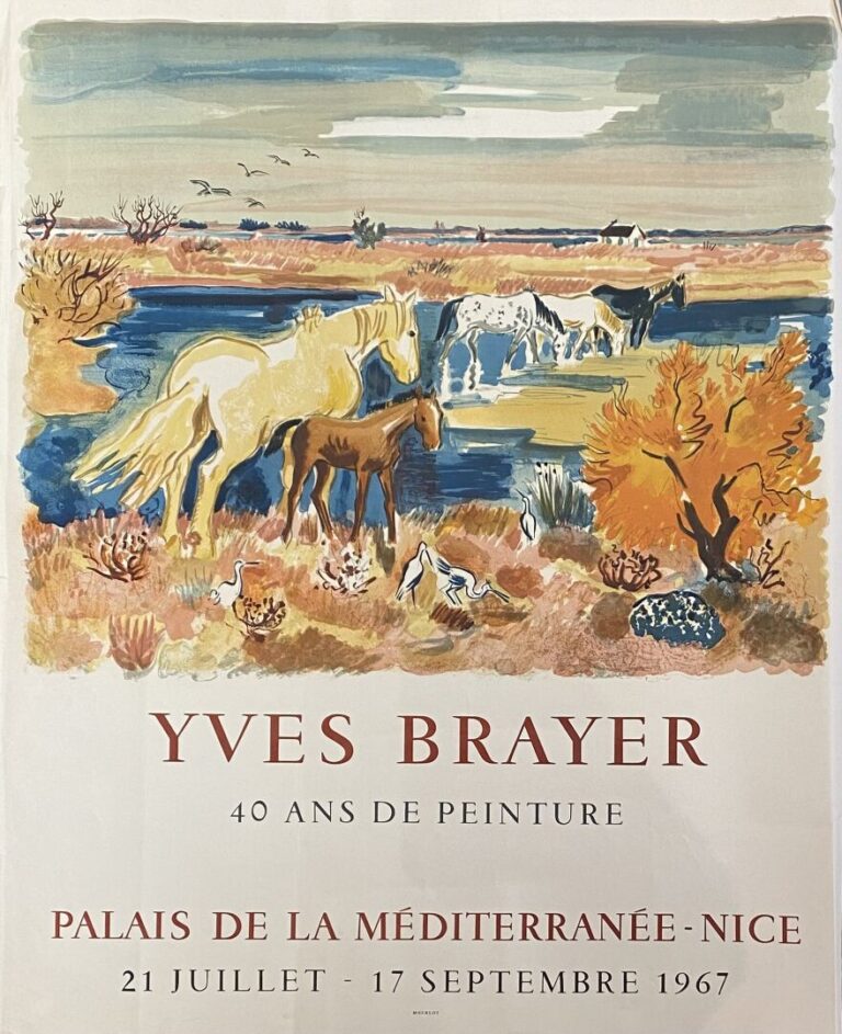 Yves BRAYER (1907-1990), d'après - "40 ans de peinture, Palais de la Méditerran…