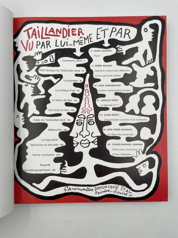 YVON TAILLANDIER - Taillandier vu par lui- même et par Alain Jouffroy, Pierre R…