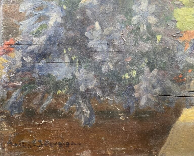 Charles MARTIN-SAUVAIGO (1881-1970) - Nature morte au bouquet de fleurs - Huile…