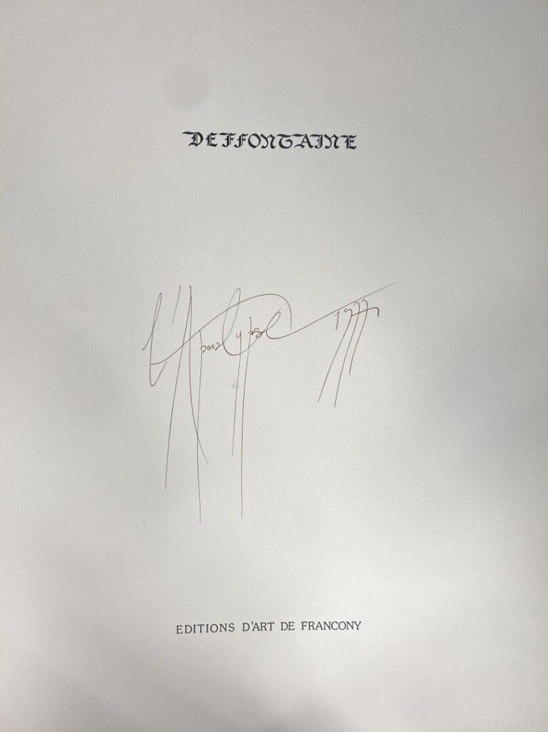 DEFFONTAINE (XXe) - L'apocalyspe - Trois eaux-fortes - Signées et numérotées -…