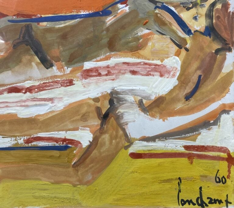 Ecole du XXe siècle - Scène animée sur une plage - Huile sur isorel - Signé et…