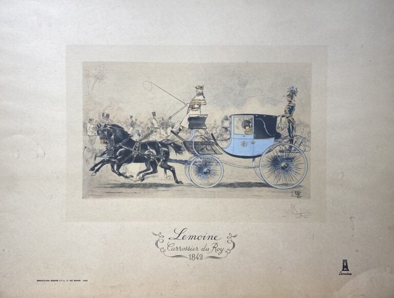 Emmanuel SAULNIER (1952) - Soldat à cheval - Gravure réhaussée - Signé en bas à…