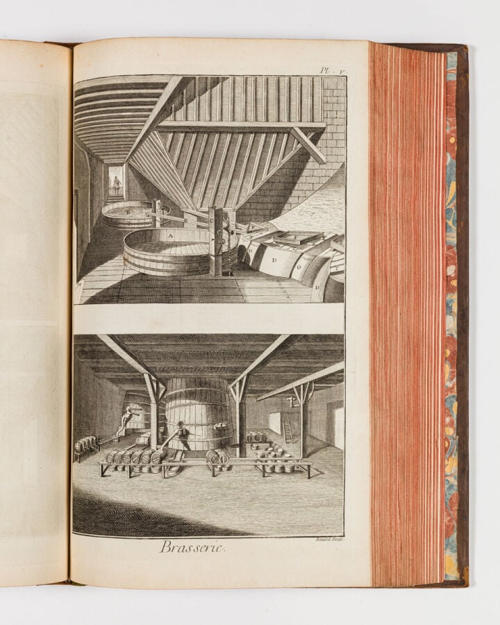 Encyclopédie de Diderot et d'Alembert (1751-1870) - 35 volumes in folio plein v…