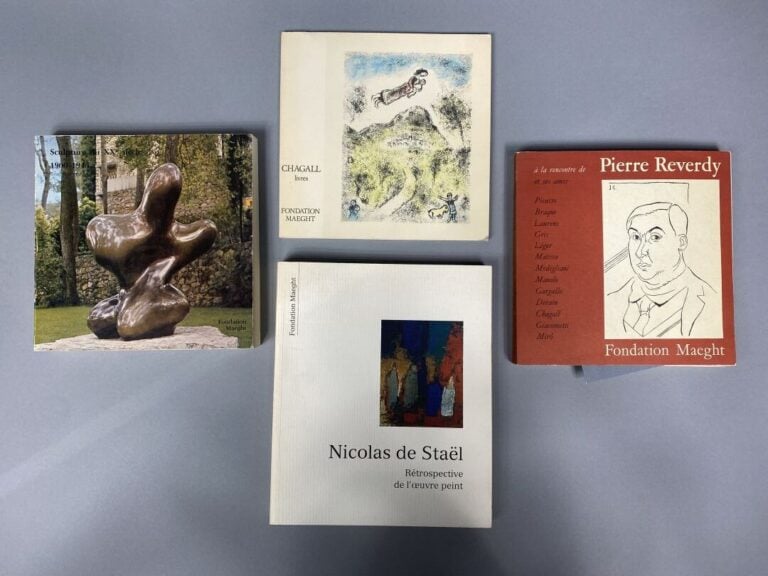 Ensemble de livres d'art de la fondation Maeght comprenant: Nicolas de Staël, P…