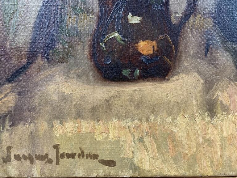 Jean-Jacques-Raoul JOURDAN (1880-1916) - Nature morte aux fleurs - Huile sur to…