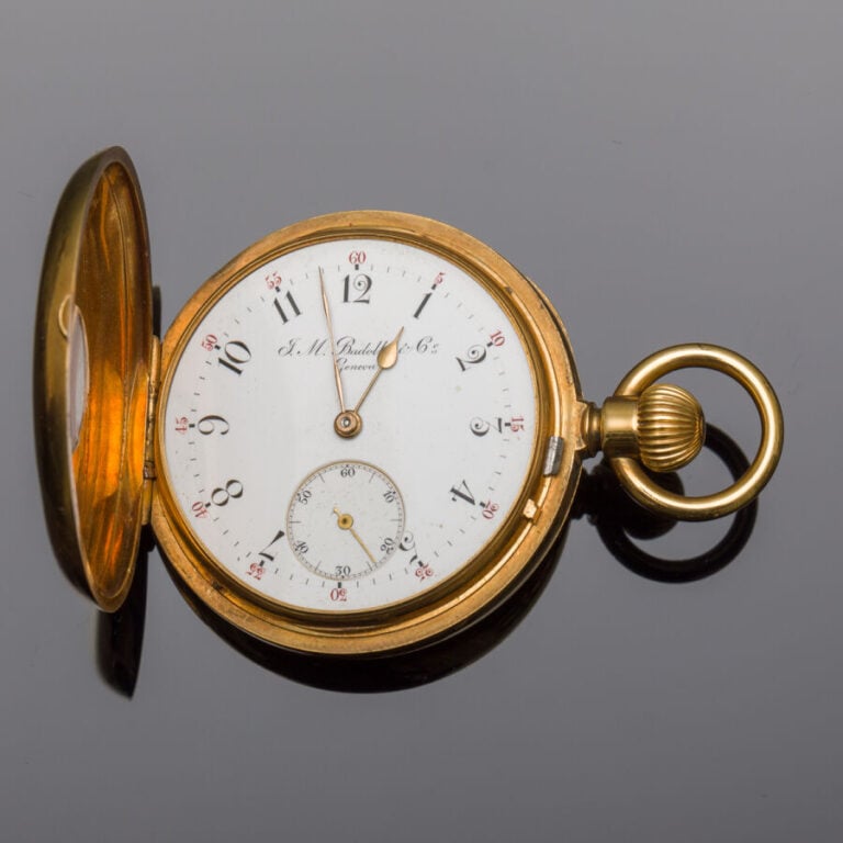 JM BADOLLET & CO - MONTRE de POCHE savonnette dite « à l'anglaise », en or jaun…