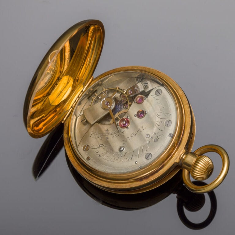 JM BADOLLET & CO - MONTRE de POCHE savonnette dite « à l'anglaise », en or jaun…