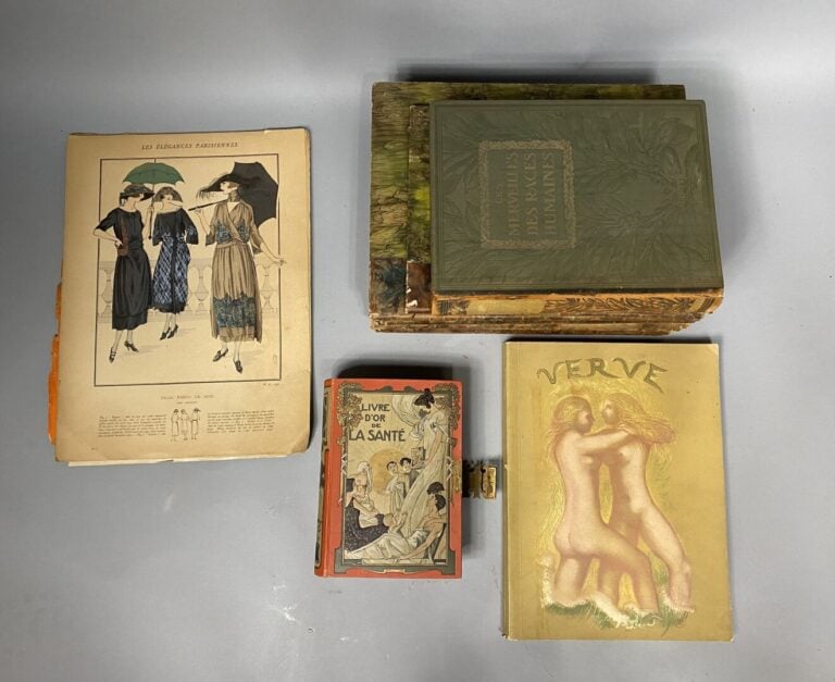 Lot de livres comprenant : - - Livre d'or de la santé - - Les merveilles des ra…