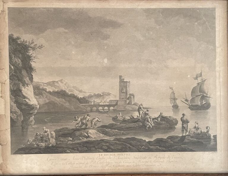Paire de gravures (" Danse Espagnole " et "Amusement Espagnol" ) Dédié à madame…
