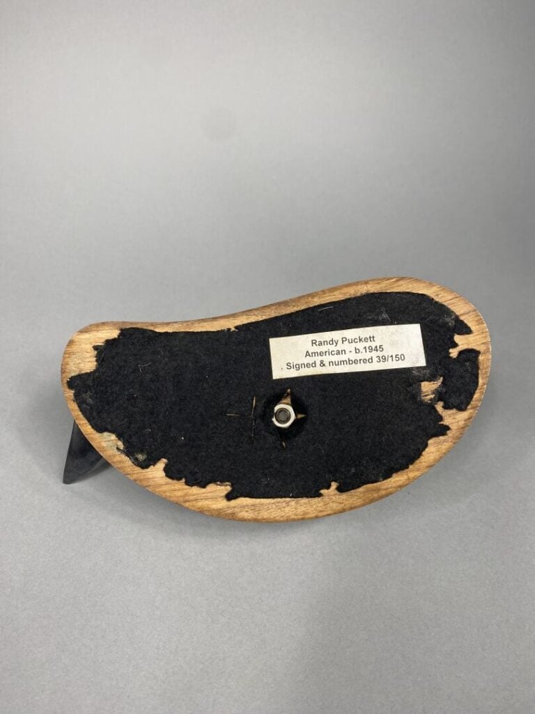 Randy PUCKETT (1946) - Baleine bleue - Epreuve en bronze patiné - Signée, datée…