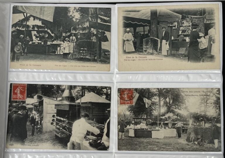 Album d'environ 600 cartes postales sur Saint Germain en Laye