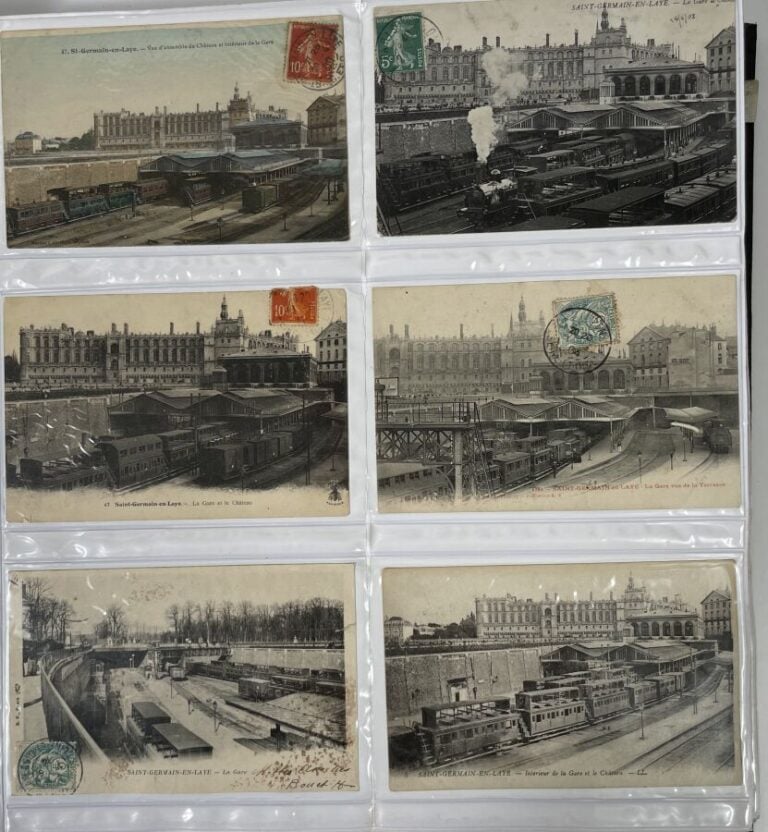 Album d'environ 600 cartes postales sur Saint Germain en Laye