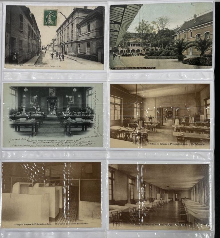 Album d'environ 600 cartes postales sur Saint Germain en Laye