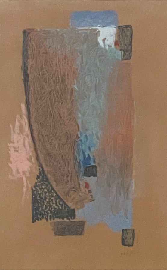 Alexander ORLOFF (1899-1979) (04280) - Composition abstraite - Huile sur papier…