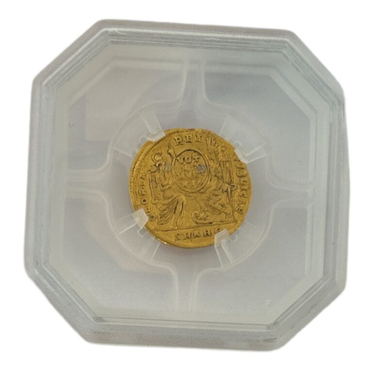 Byzance - Constantius II (347-350) - Solidus - A : Buste diadémé à droite de Co…