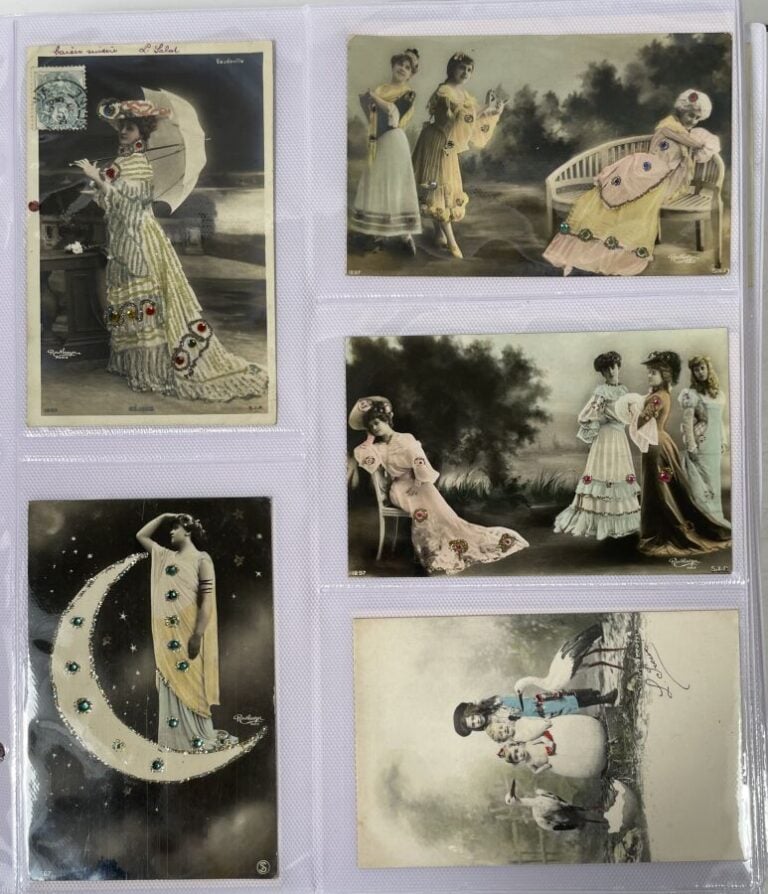 CARTES POSTALES. Lot de cartes postales (environ 280)