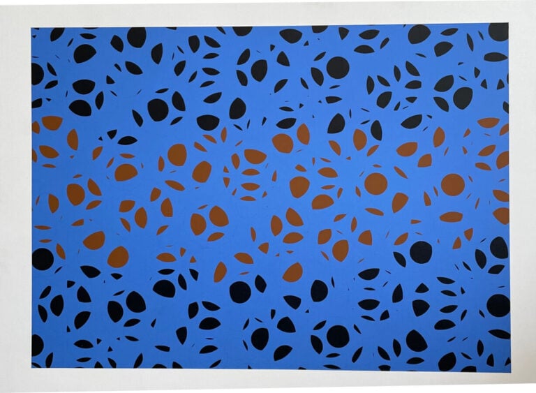 Composition bleu noir et rouge - Acrylique sur toile - 145 x 114 cm