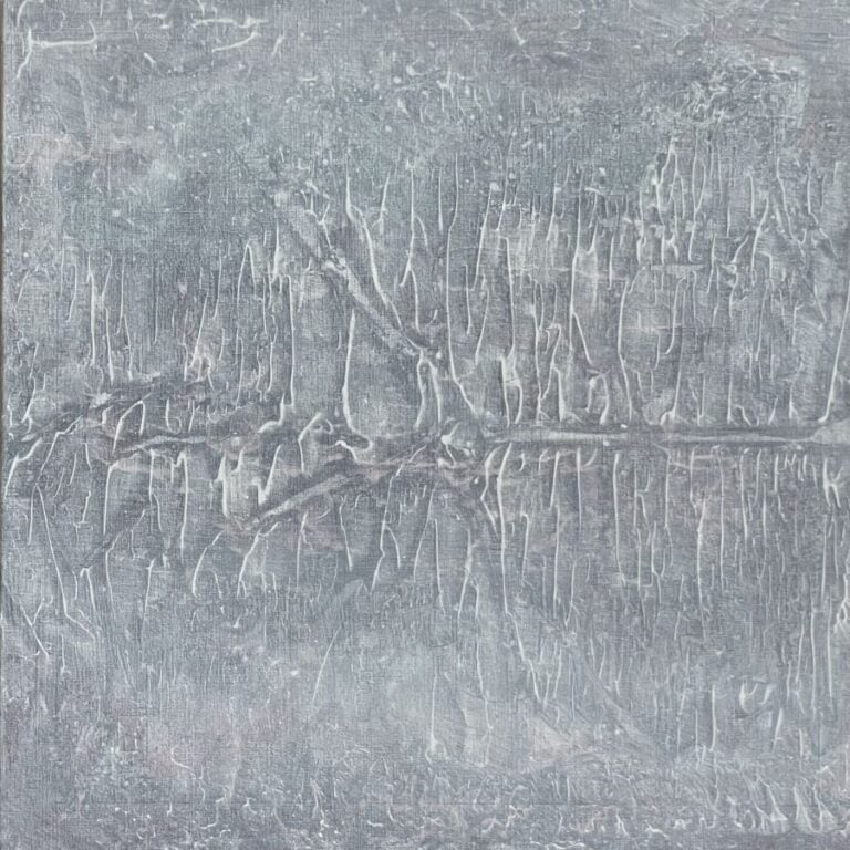 Composition goutte grise , 2015 - Huile et technique mixte sur toile, signée et…