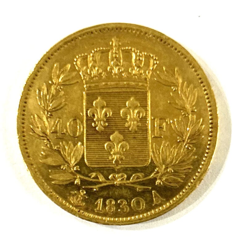 France - Charles X (1824-1830) - 40 Francs 1830 A (Paris) - A : Tête nue à droi…