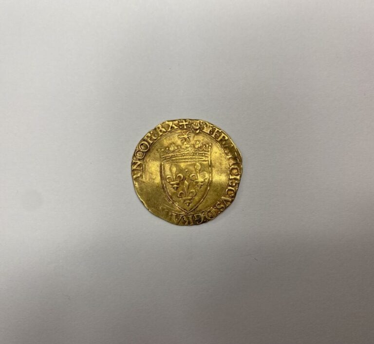 France - François Ier (1515-1547) - Ecu d'or au soleil - A : Ecu couronné surmo…