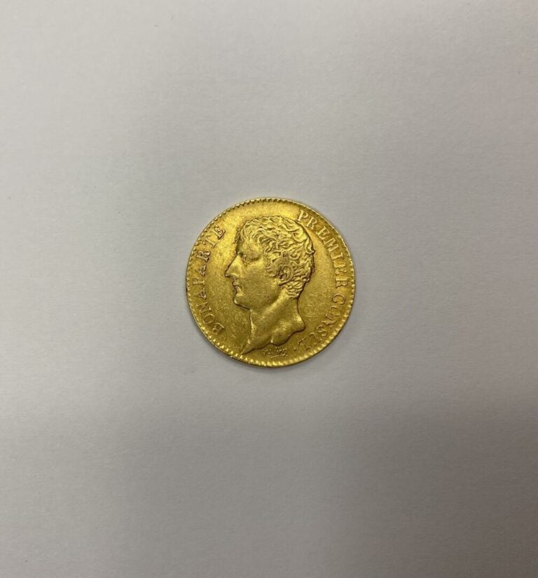 France - Napoléon Ier (1804-1814) - 20 Francs AN XI A (Paris) - A : Tête nue à…