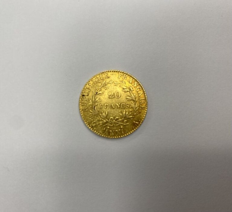 France - Napoléon Ier (1804-1814) - 20 Francs AN XI A (Paris) - A : Tête nue à…