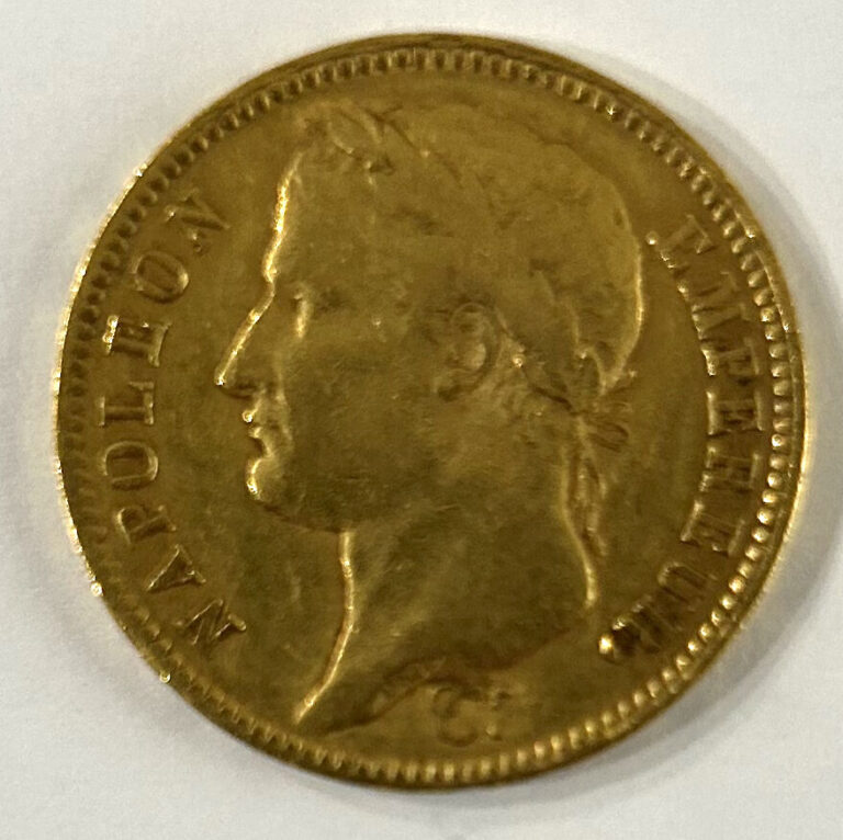 France - Napoléon Ier (1804-1814) - 40 Francs 1811 A (Paris) - A : Tête laurée…