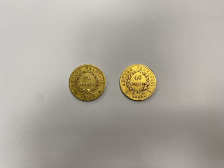 France - Napoléon Ier (1804-1814) - Lot de deux 40 Francs 1811 A (Paris) - A :…