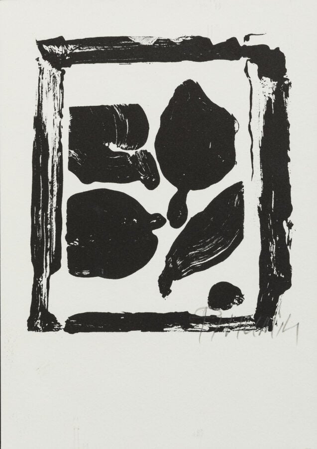 Jean- Pierre PINCEMIN (1944-2005) - Les Feuilles, Écureuil - 2 lithographies su…