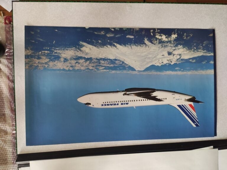 Lot d' affiches pour Lufthansa , Vol découverte, Baptème en concorde , Jubilaum…
