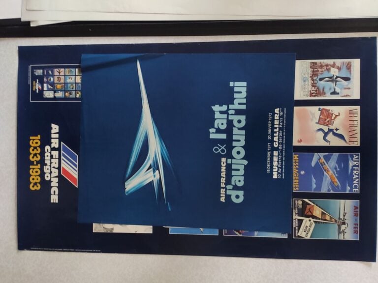 Lot d' affiches pour Lufthansa , Vol découverte, Baptème en concorde , Jubilaum…