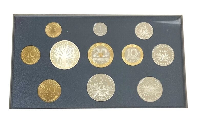 MONNAIE DE PARIS - Coffret "Série de pièces Françaises courantes 1994- Qualité…