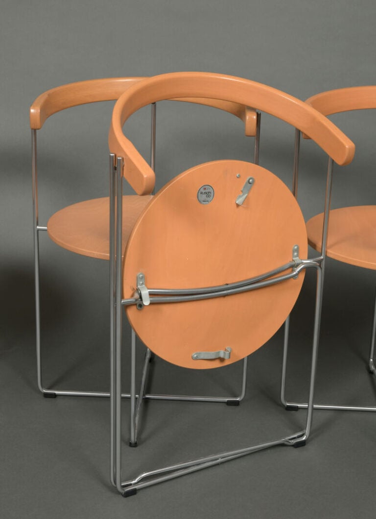 Valdimar HARDARSON pour Kusch+Co - Suite de quatre chaises pliantes - Etiquette…