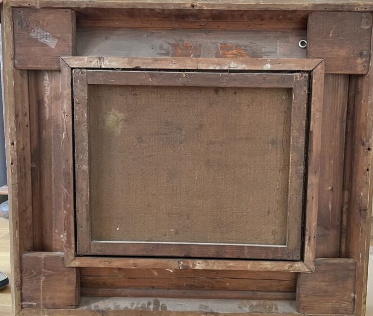 Ecole française XIXème - Scène villageoise - Huile sur toile, non signée - 50 x…