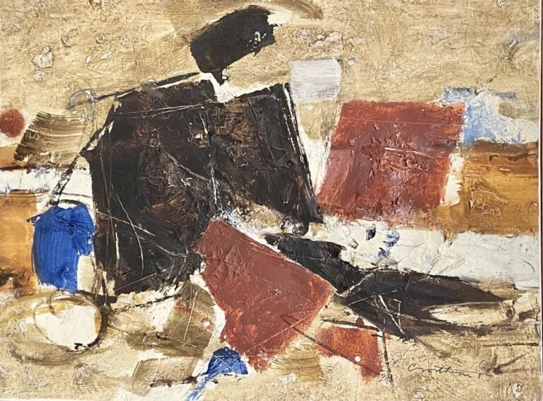 Irwin CROSTHWAIT (1914-1981) - Composition abstraite - Huile sur toile, signée…