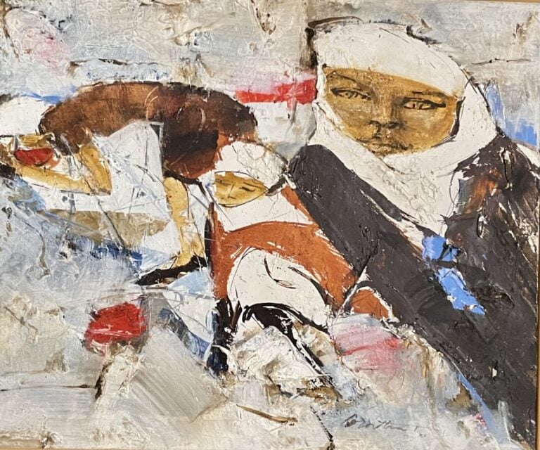 Irwin CROSTHWAIT (1914-1981) - Les bédouins - Deux huiles sur toile, signées en…