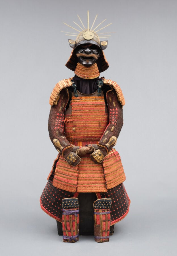 JAPON - XVIIIème -XIXème siècle - Armure dorée de la période Edo avec des cordo…